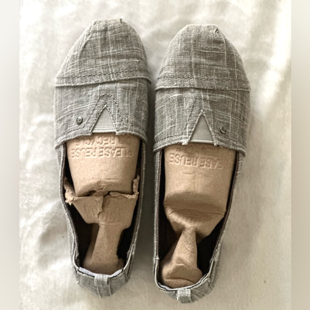 Womens ladies Mad Love canvas slip ons sz 7